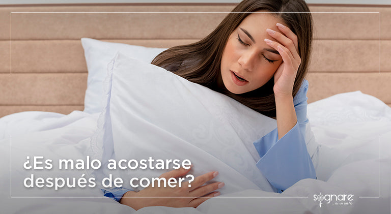 ¿Es malo acostarse después de comer?