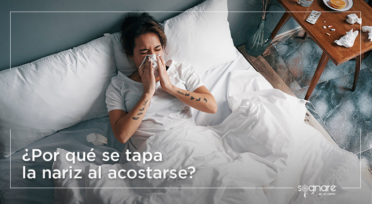 ¿Por qué se tapa la nariz al acostarse?