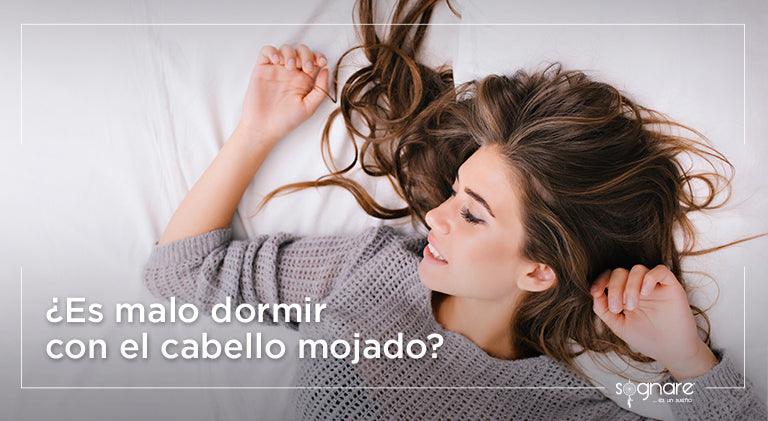 ¿Es malo dormir con el cabello mojado? Razones, consecuencias y cuidados