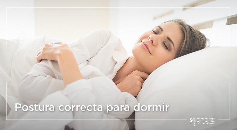 Postura correcta para dormir