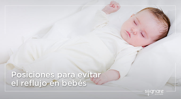 Posiciones para evitar el reflujo en bebés