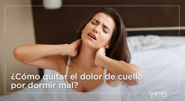 ¿Cómo quitar el dolor de cuello por dormir mal?