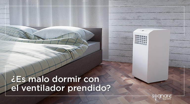 ¿Es malo dormir con el ventilador prendido?