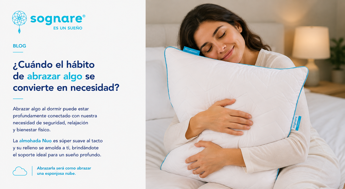¿Por qué no puedo dormir sin abrazar algo todas noches?