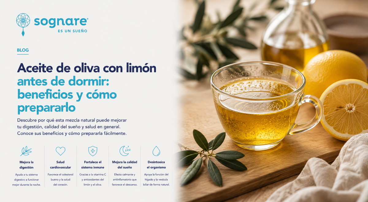Beneficios de tomar aceite de oliva con limón antes de dormir-Sognare