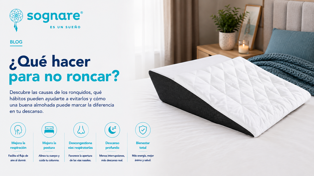 Almohadas antirronquidos