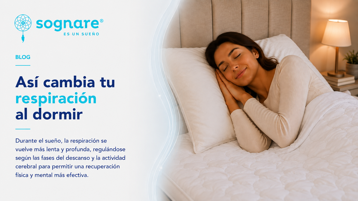 Así cambia tu respiración mientras duermes