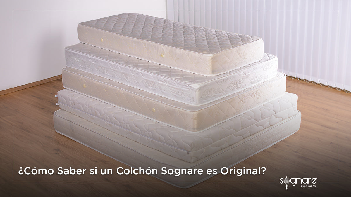 ¿Cómo saber si un colchón Sognare es original?
