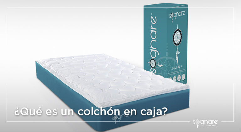 ¿Qué es un colchón en caja?
