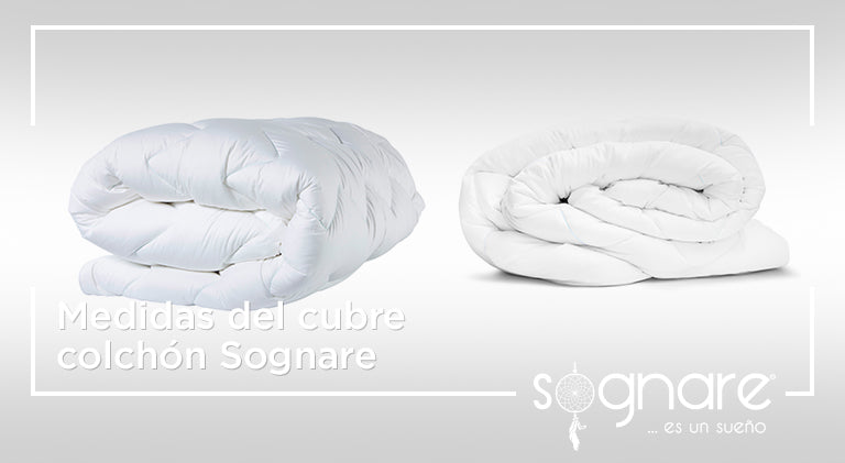 Medidas del cubre colchón Sognare