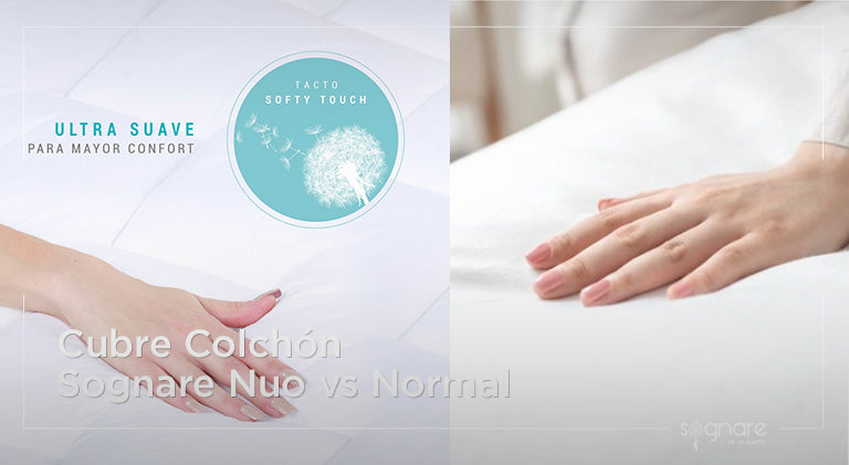 Cubre Colchón Sognare Nuo vs Normal