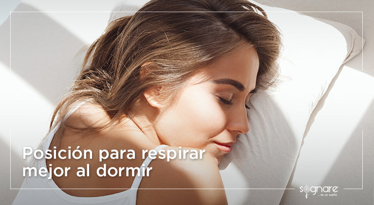 Posición para respirar mejor al dormir