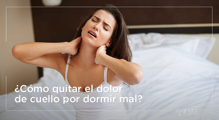 ¿Cómo quitar el dolor de cuello por dormir mal?