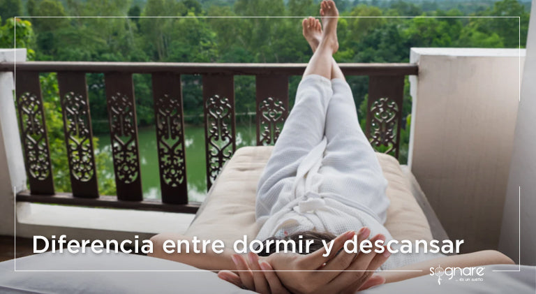Diferencia entre dormir y descansar