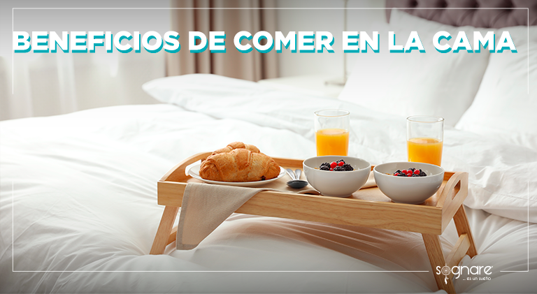 Beneficios de comer en la cama