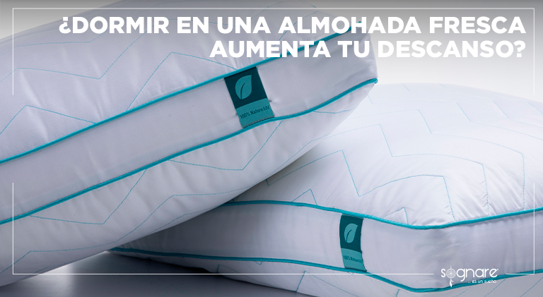 ¿Dormir en una almohada fresca aumenta tu descanso?