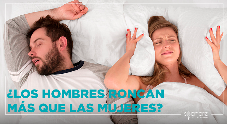 ¿Los hombres roncan más que las mujeres?-Sognare