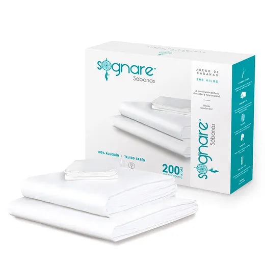 Set de Sábanas Sognare® 200 Hilos Ropa de cama