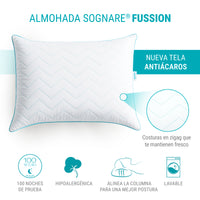 Oferta ahorra en paquete - 4 Almohadas Fussion Estándar + 2 Almohadas Nuo Gratis