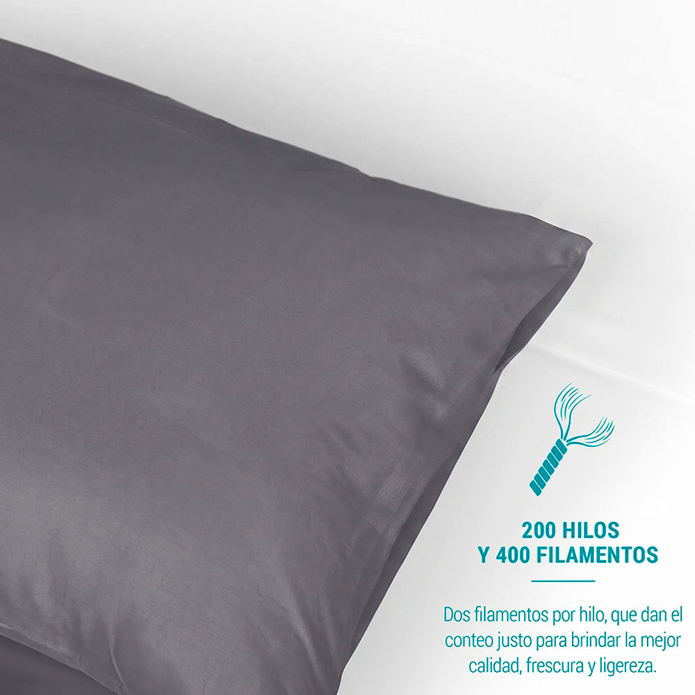 Set de Fundas de almohada Sognare® Gris