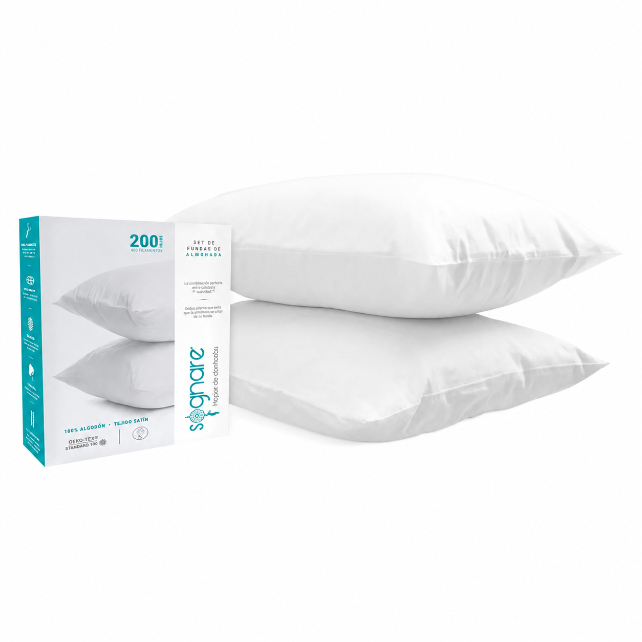 Set de Fundas de almohada Sognare® Blanco