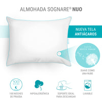 Oferta ahorra en paquete - 4 Almohadas Fussion Estándar + 2 Almohadas Nuo Gratis