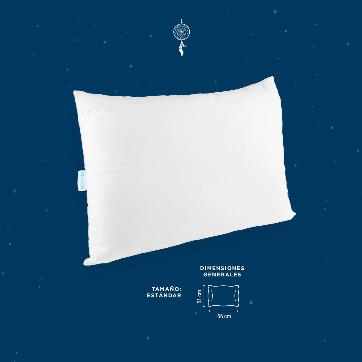 Paquete de 2 Almohadas Sognare® Base La mejor almohada
