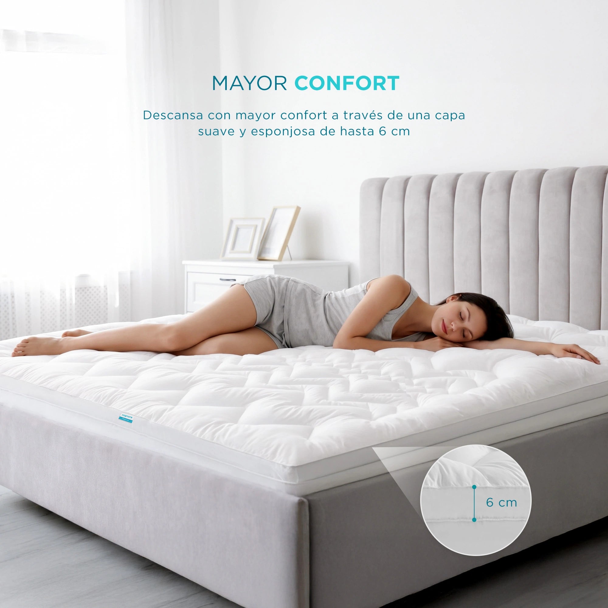 Cubre Colchón Sognare® Balance-Mejora tu descanso