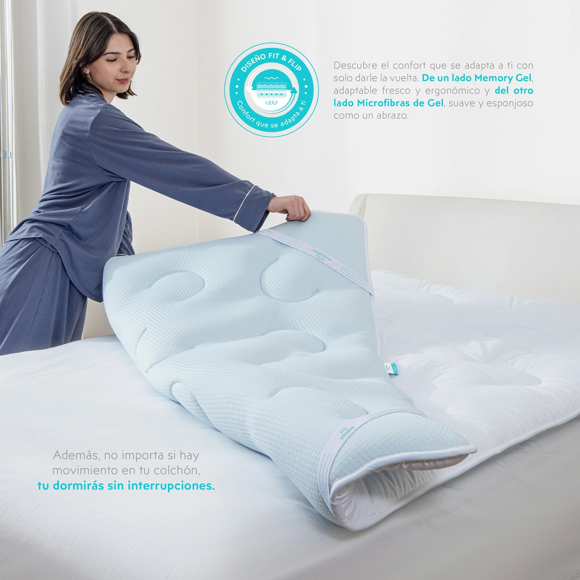 Cubre Colchón Sognare Nuo Cloud-Mejora tu descanso