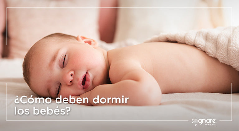 ¿Cómo deben dormir los bebés?-Sognare