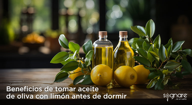 Beneficios de tomar aceite de oliva con limón antes de dormir