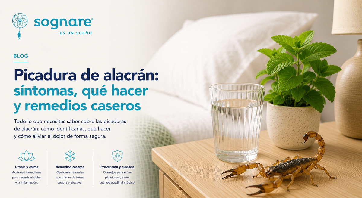 Me picó un alacrán, ¿puedo dormir? Todo lo que necesitas saber-Sognare