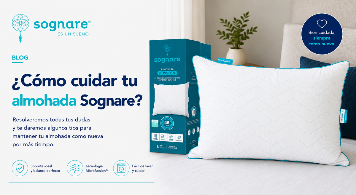 ¿Cómo cuidar una almohada Sognare?-Sognare
