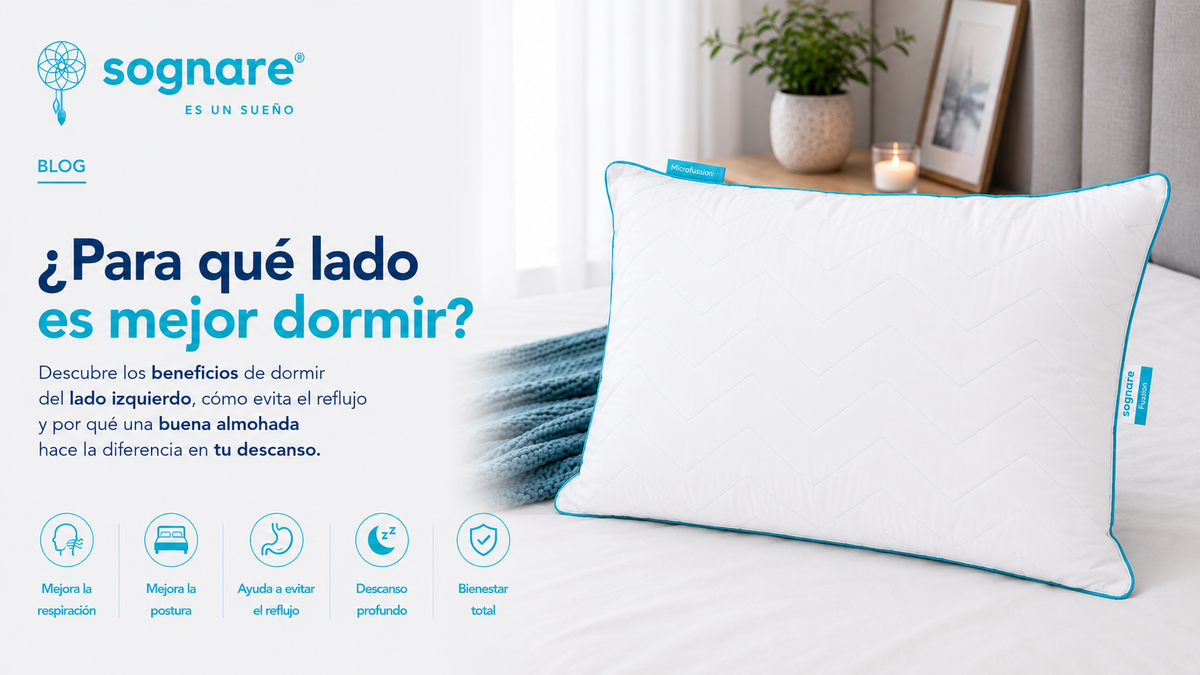 La mejor almohada para dormir de lado