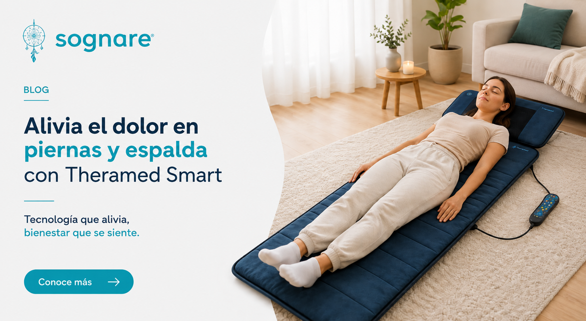 Alivia el dolor en piernas y espalda con Theramed Smart-Sognare