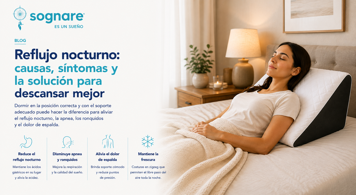 Almohada anti reflujo para adultos-Sognare