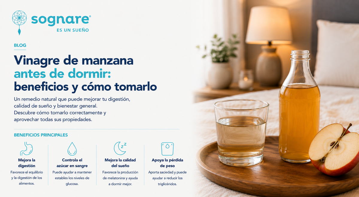 Beneficios de tomar vinagre de manzana antes de dormir-Sognare