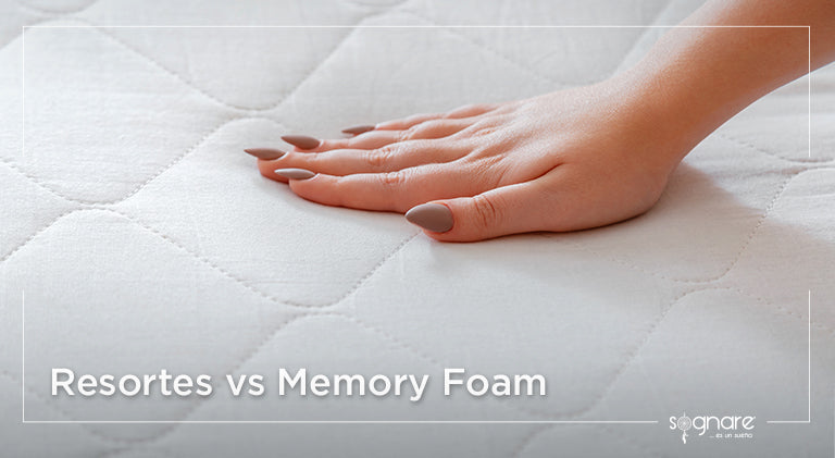 Resortes vs Memory Foam-Sognare