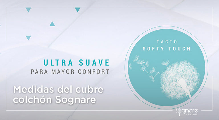 Medidas del cubre colchón Sognare-Sognare