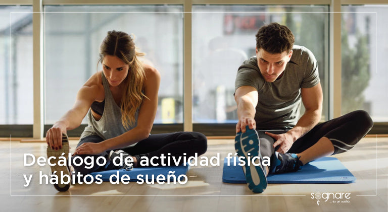 Decálogo de actividad física y hábitos de sueño-Sognare