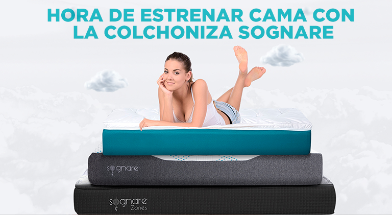 Hora de estrenar cama con la Colchoniza Sognare-Sognare