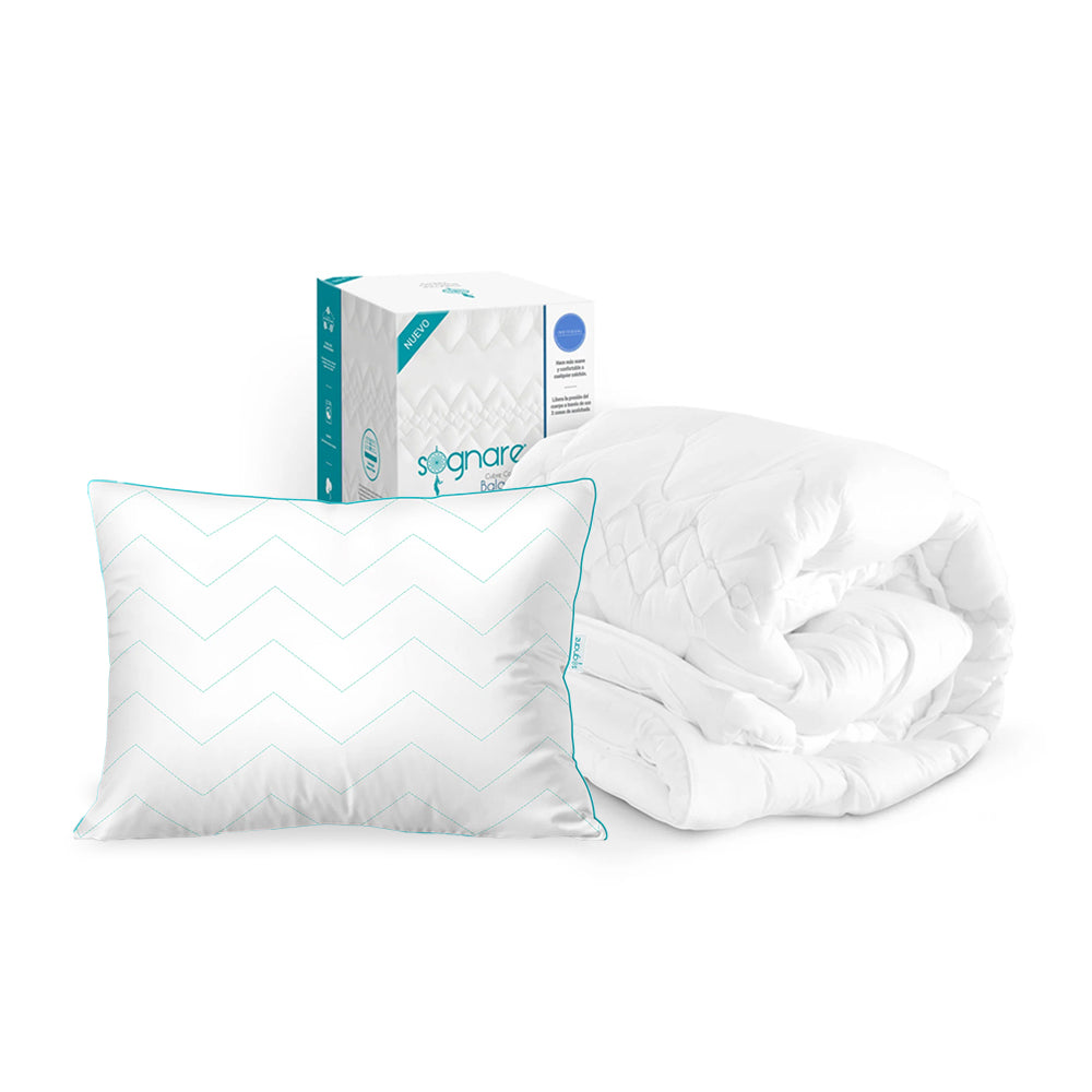 Cubre Colchón Sognare® Balanace + 1 Almohada Fussion