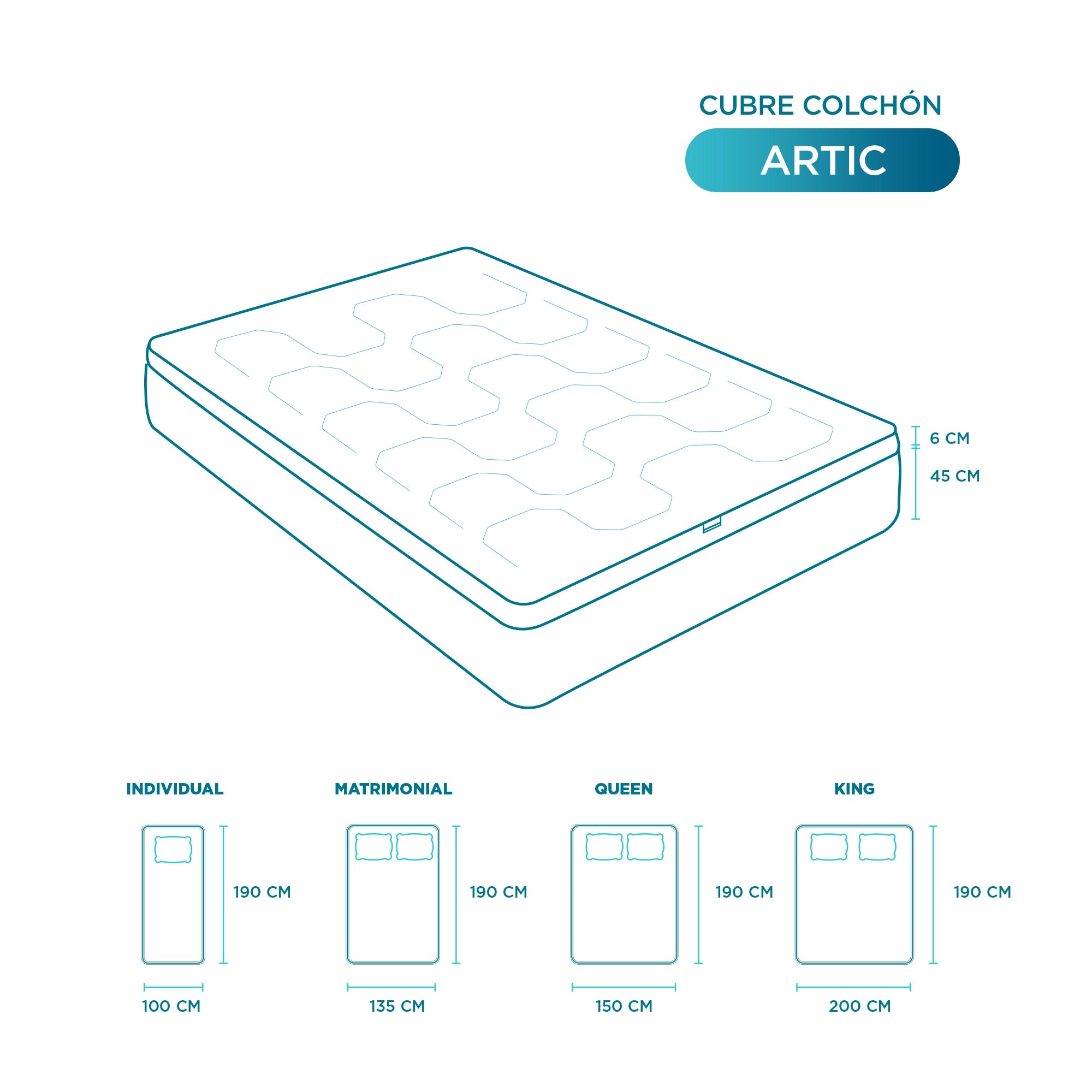 Cubre Colchón Sognare® Artic Mejora tu descanso