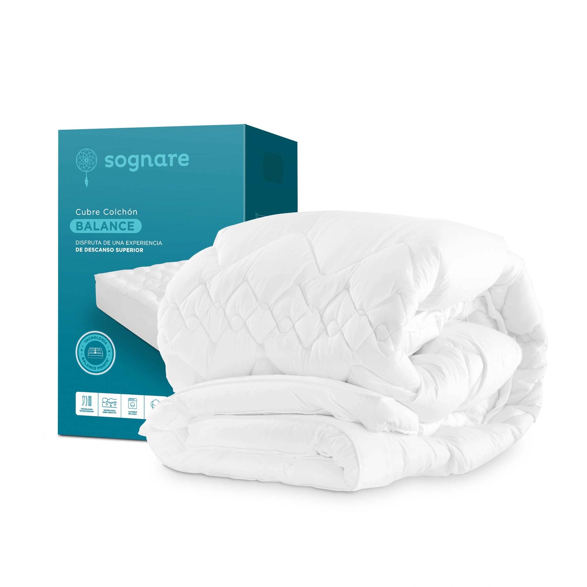 Cubre Colchón Sognare® Balance-Mejora tu descanso