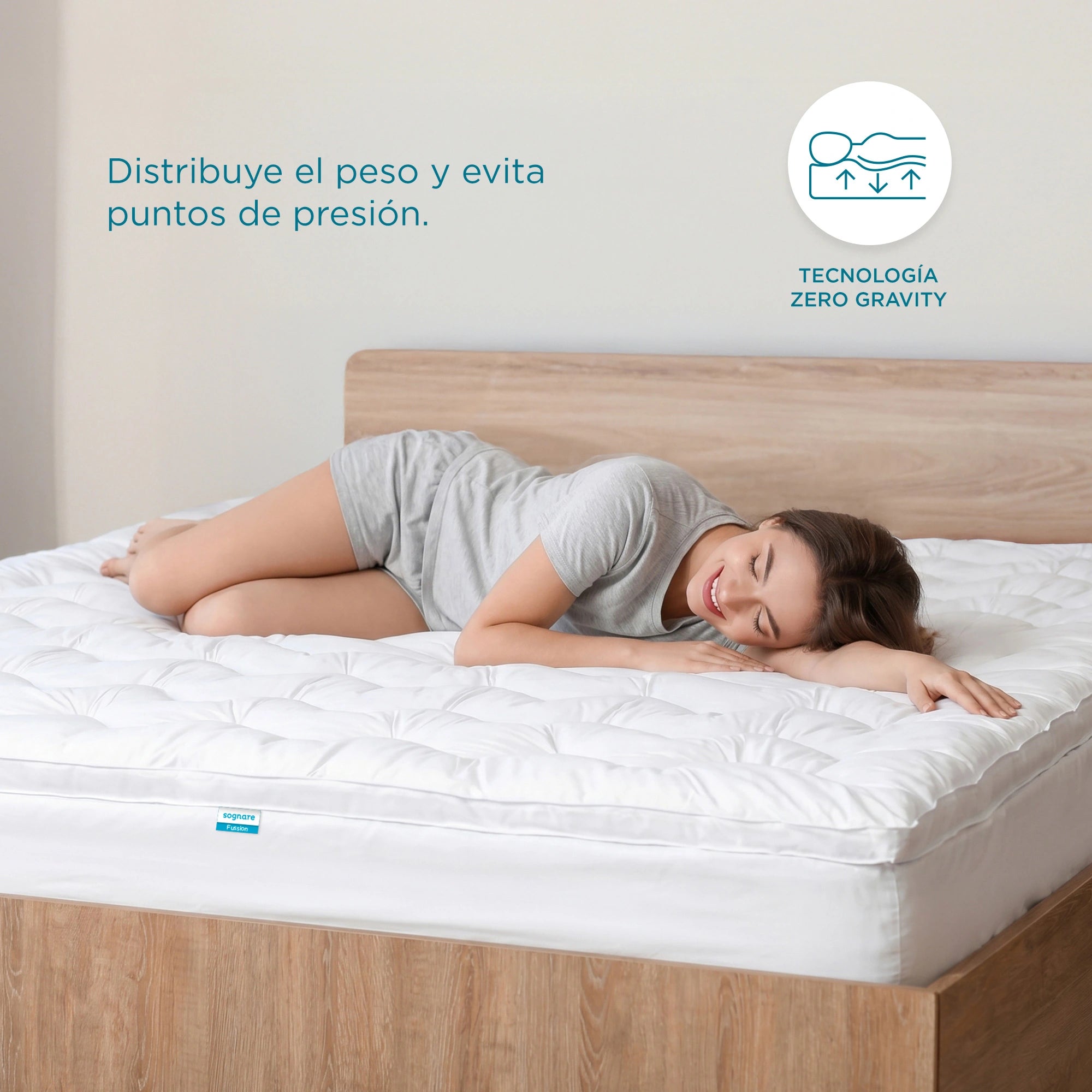 Cubre Colchón Sognare® Fussion-Mejora tu descanso