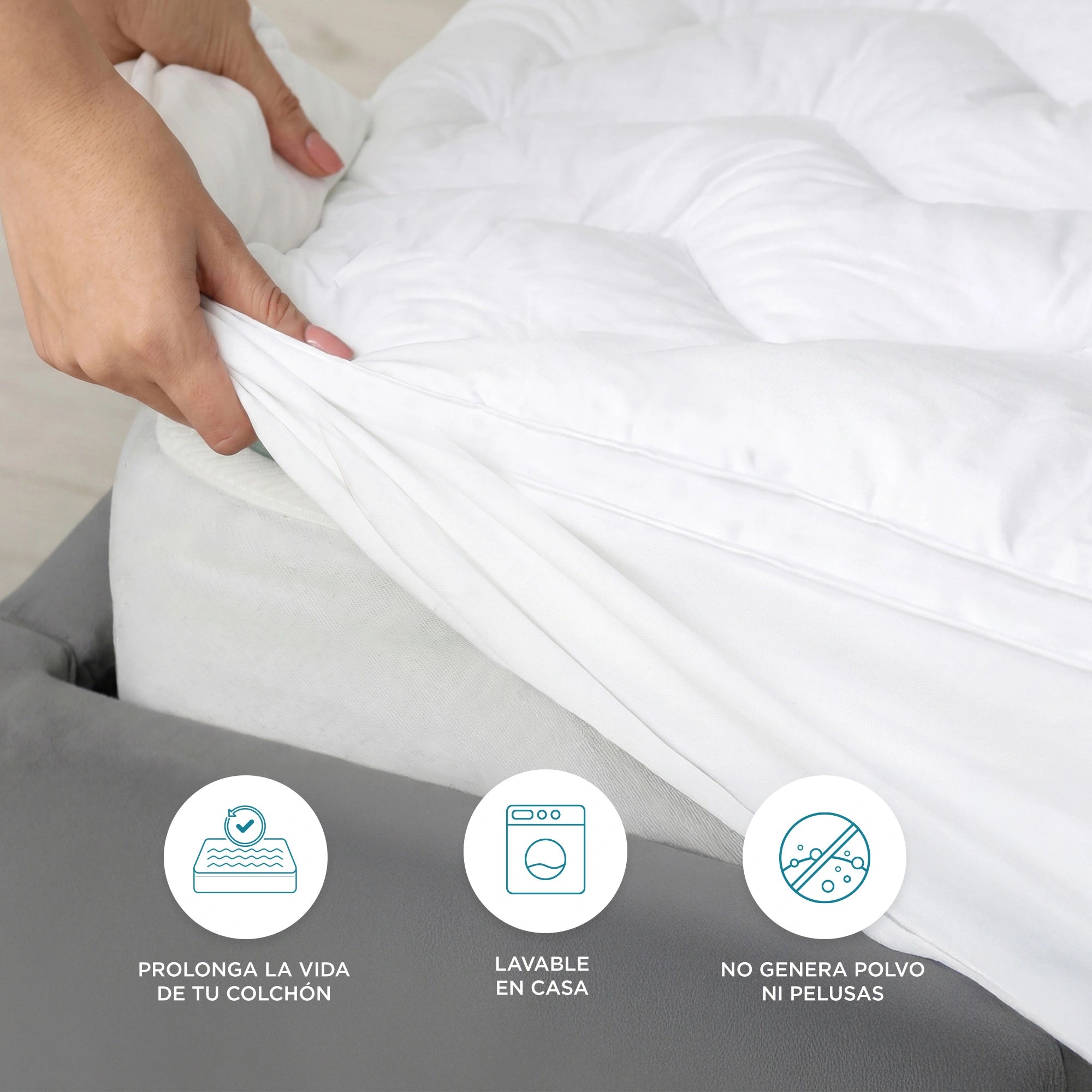 Cubre Colchón Sognare® Fussion-Mejora tu descanso