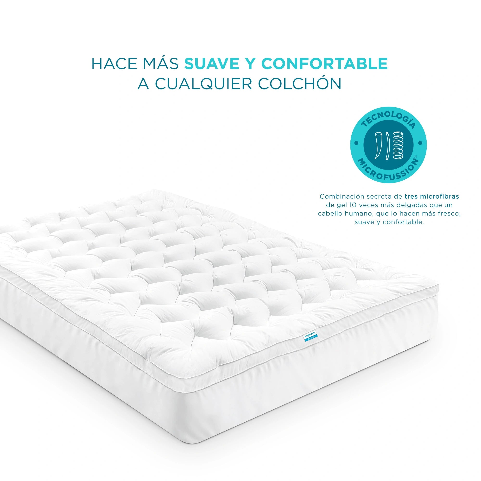 Cubre Colchón Sognare® Fussion-Mejora tu descanso