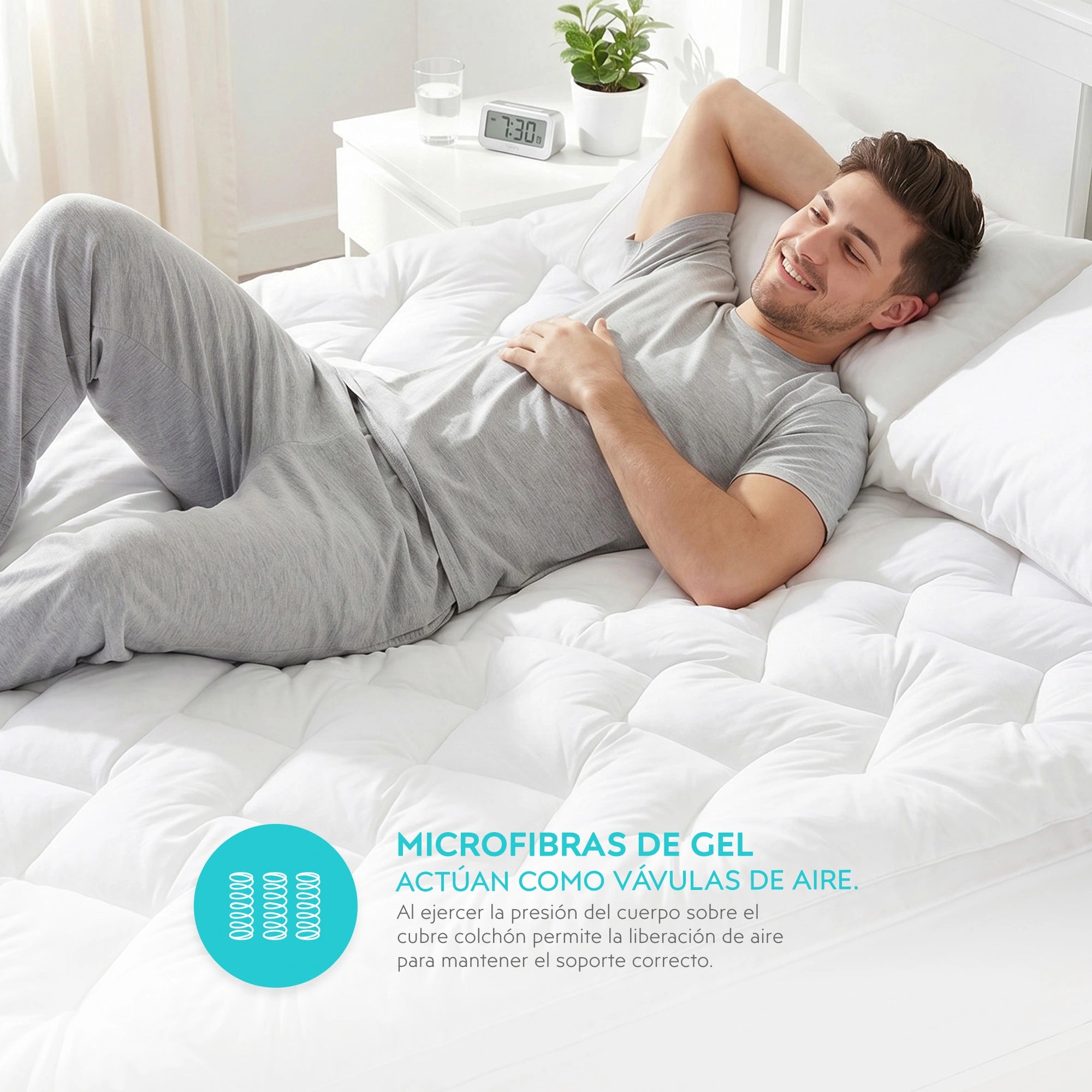 Cubre Colchón Sognare® Nuo-Mejora tu descanso