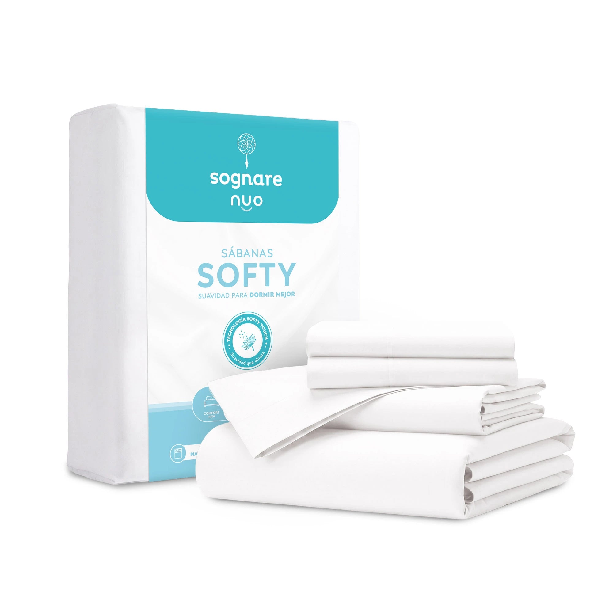 Set de Sábanas Sognare® Softy-ropa de cama