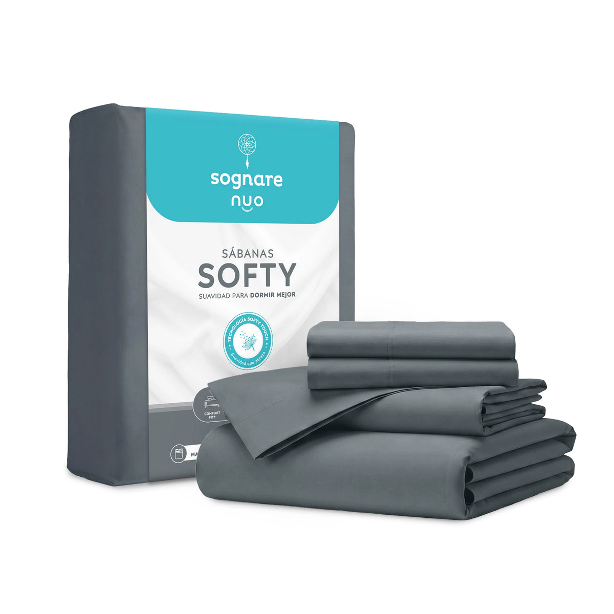 Set de Sábanas Sognare® Softy-ropa de cama